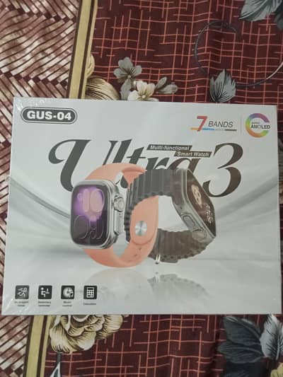 Ultra 3 Smart watch with 7 Bands