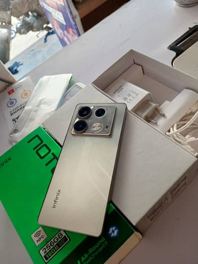 Infinix note 40 Condition 10/9 All ok with box and charger 8/256. GB