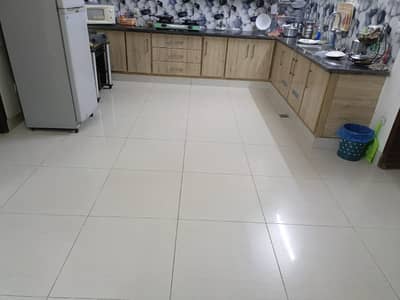 8 Marla Tile Floor Ground Portion For Rent
