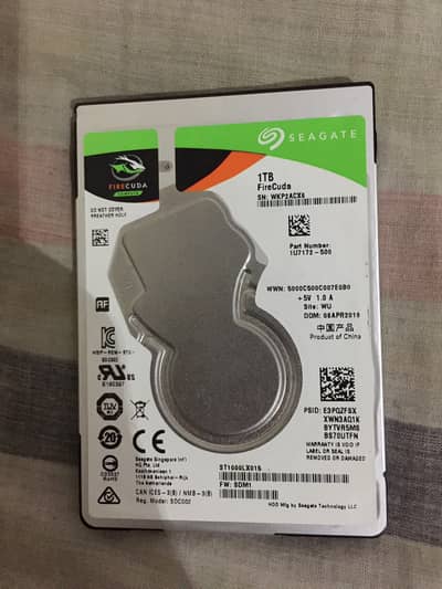 1tb firecuda 128 mb cache full with games (03284565991)