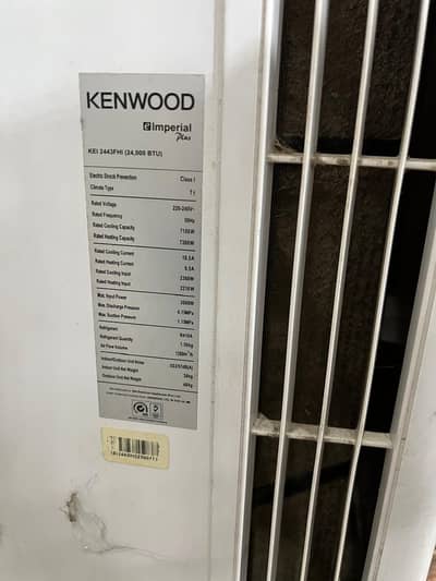 Kenwood imperial plus standing AC, Model KEI 2443 FHI