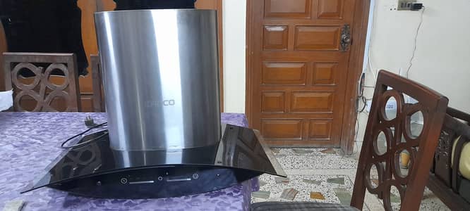HANCO Kitchen Hood / Chimney Hood Stainless Steel & Glass | Excellent