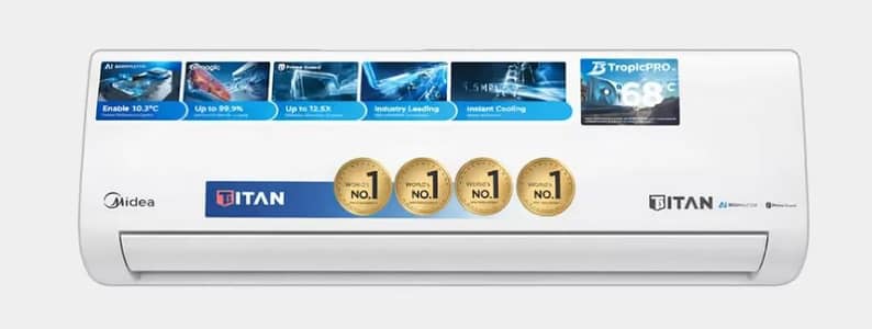 midea titon 1 ton T3