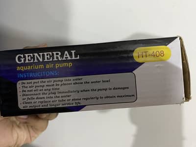 General Single Nozel Airpump