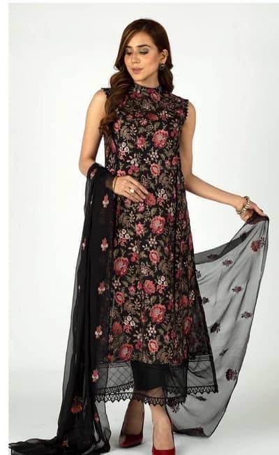 swiss lawn Bareeze dress