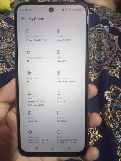 infinix smart 9 full new condition