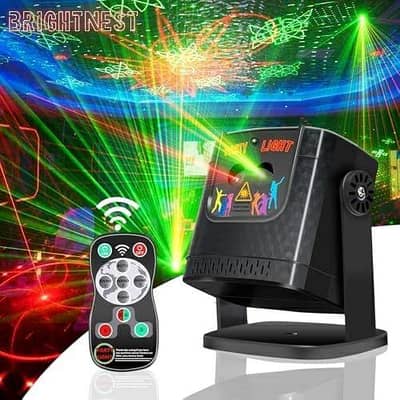 party Light laser project with remote controls and sound activated