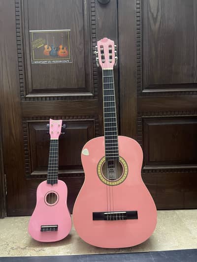 Pink GUITAR || Pink Ukulele || ASHTON