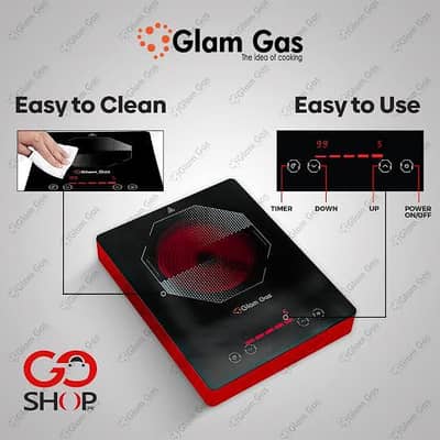 Glam Gas Hot Glow-912 – 2200W Infrared Ceramic Cooker & Electric Stove