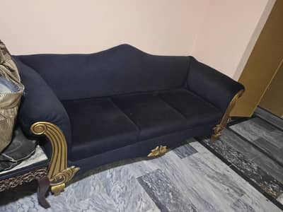 sofa set and dining table