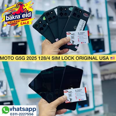 Moto G5G 2025 128GB 8GB Ram Dimensity 6300 120Hz Non PTA WiFi