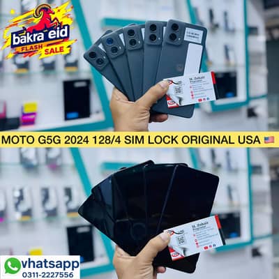 Moto G5G 2024 128GB 8GB Snapdragon 4 Gen 1 120Hz Non PTA WiFi Only