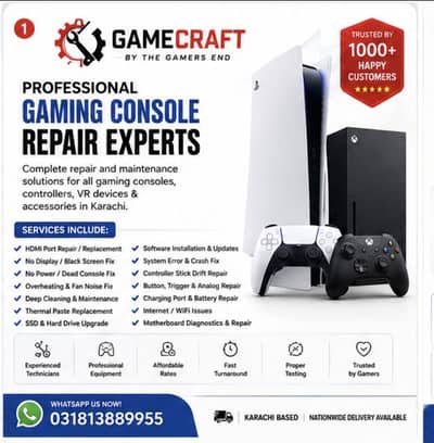 PS5 PS4 Xbox Repair Karachi Services
