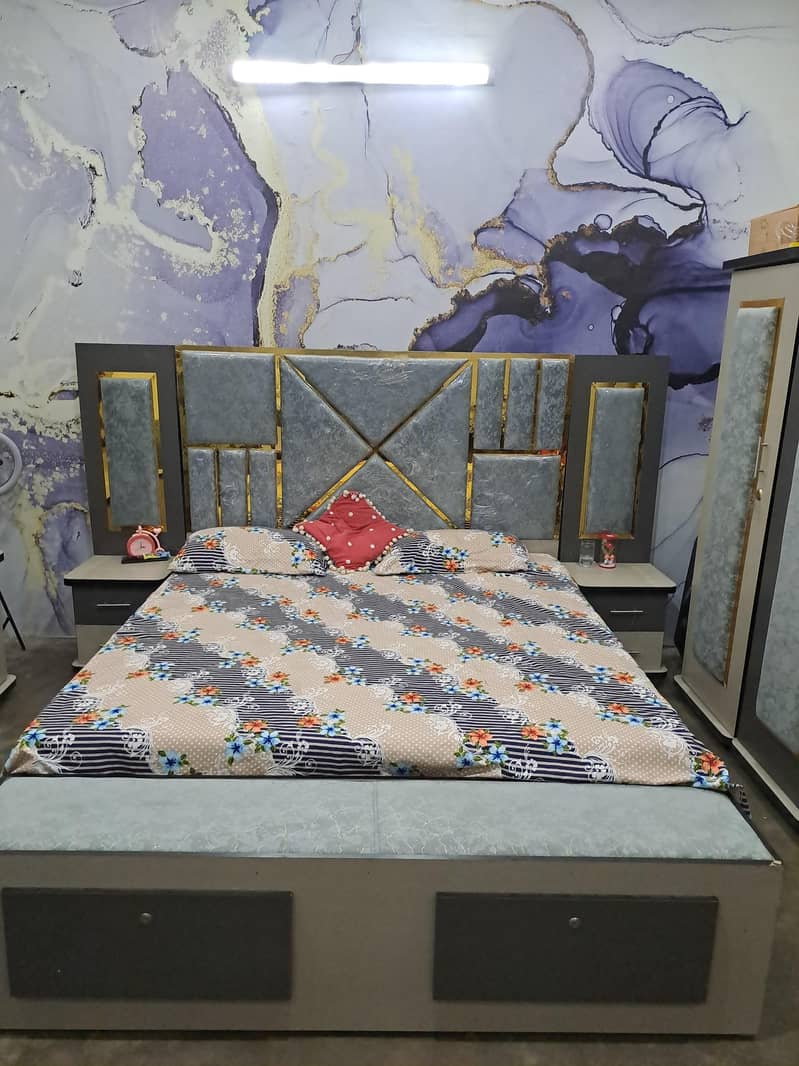 bed sets with side table wardrobe dressing 0
