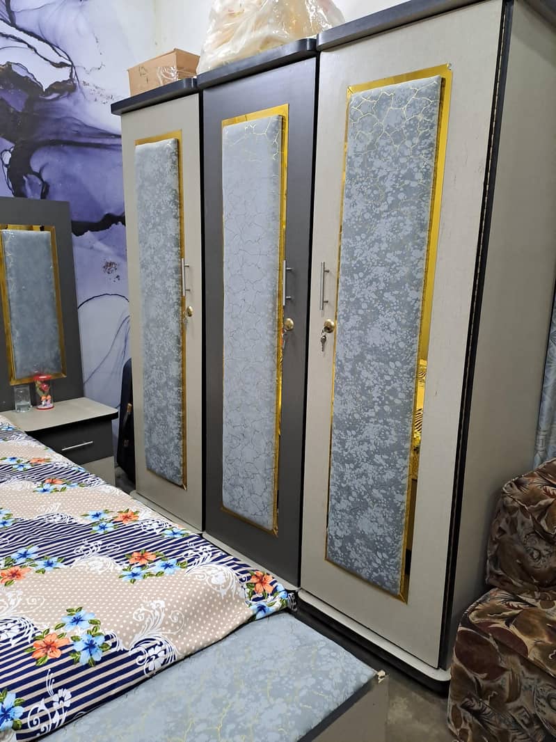 bed sets with side table wardrobe dressing 2