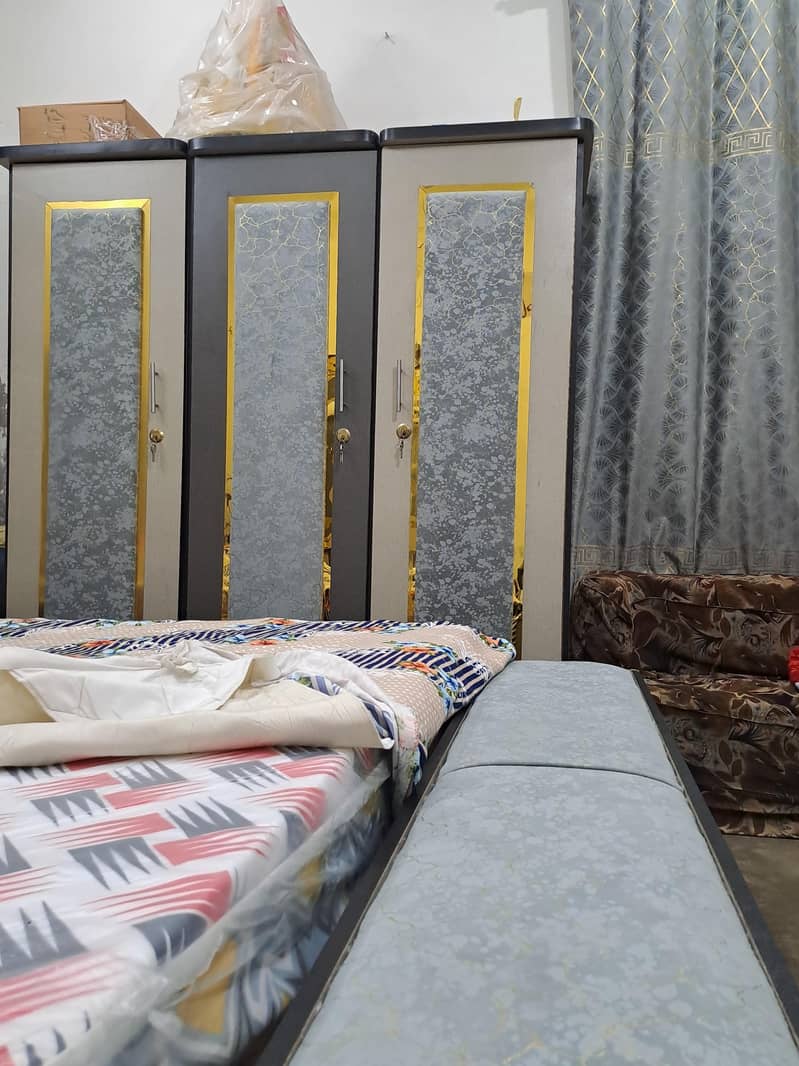 bed sets with side table wardrobe dressing 6