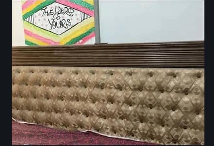 Wooden bed