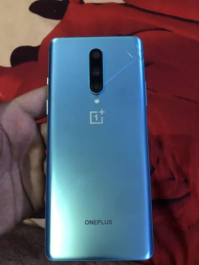oneplus 8t 128 gb pta approved just 2 line screen all ok