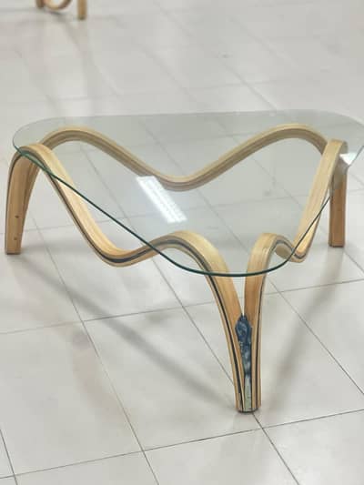 Center table in Ash wood Bespoke Design