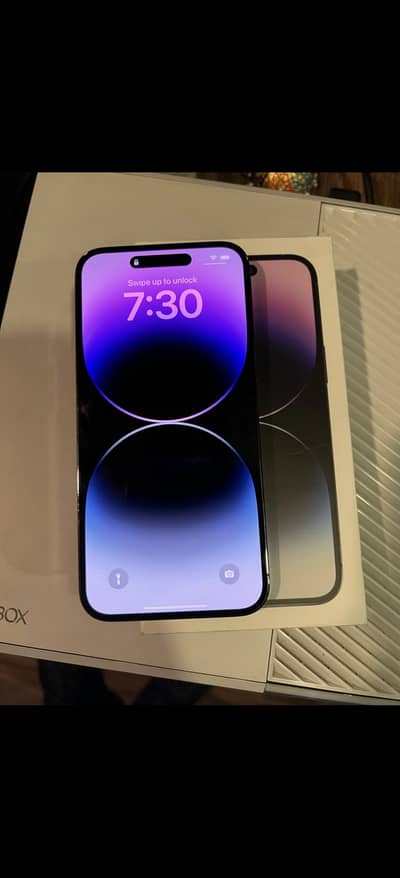 Brand new iphone 14 pro max 128 gb battery health 100 percent PTA app