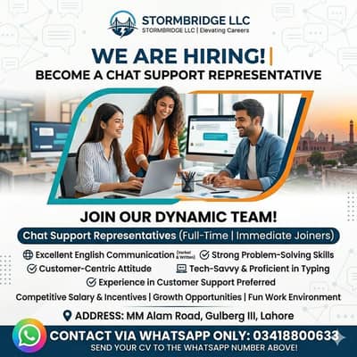 Female Chat Support Executive