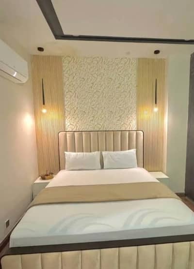 Daily basis, and weekly basis, One bedrooms fully furnished luxury apartments available for rent Gulberg greens Islamabad