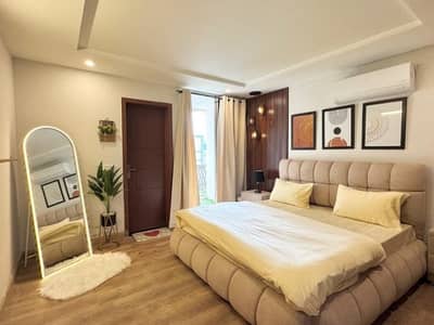 Daily basis, and weekly basis, One bedroom fully furnished luxury apartments available for rent Gulberg greens Islamabad