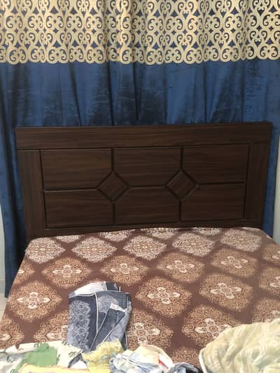 Queen Bed with new mattress
