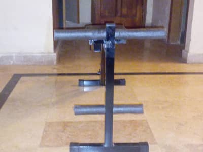 ADJUSTABLE MULTI GYM BENCH  flat incline decline  black
