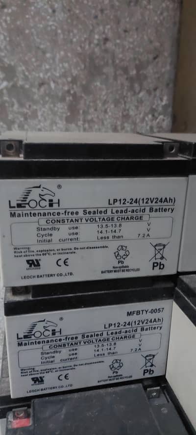 Dry battery,  12 V,  24 HM