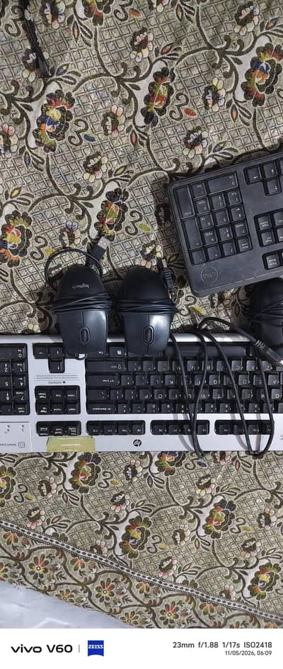 Dell branded keyboard mouse for sale office work ke liye perfect