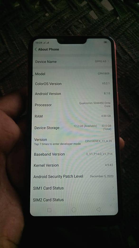 oppo A5 6