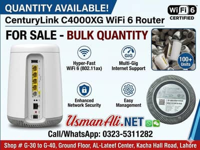 CenturyLink WiFi 6 AX Router Coverage Area upto 1 Canal