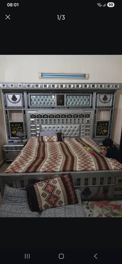 waden solid bed set