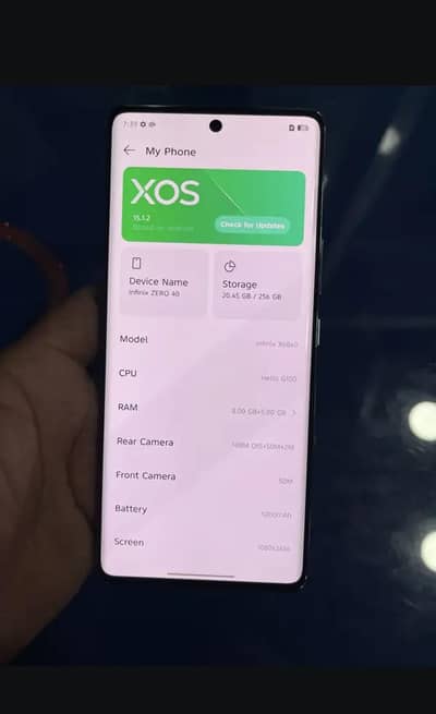 infinix zero 40 8+256 all ok 10y9:5  03134948812