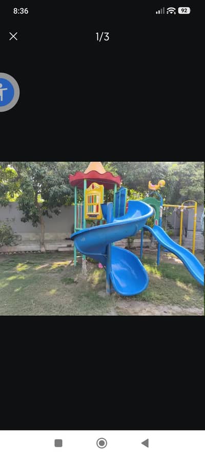 slides and swings