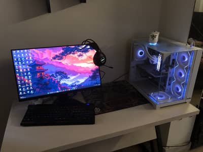 White RGB Gaming PC | RTX 5060 Ti 16GB | 32GB DDR5 | 1TB NVMe