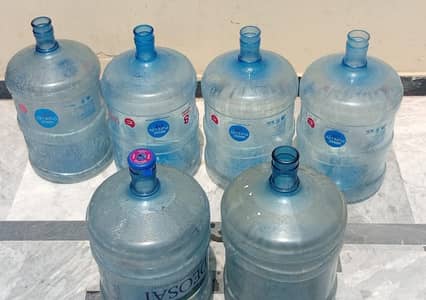 06 BOTTLES -REFILLING FILTER WATER FOR SALE