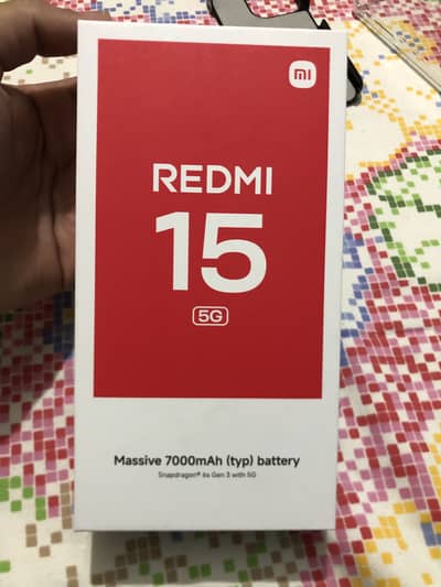 Redmi 15 5G 4/128 box pack