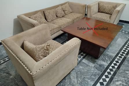Sofa Set (5-seater), with cushions, without center table