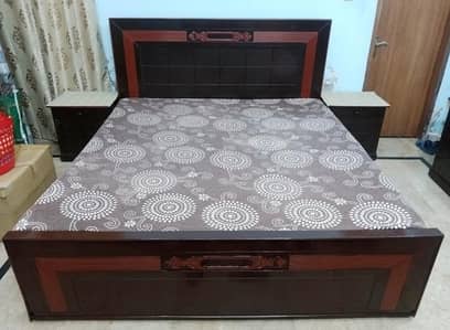 Bedroom Set – Bed, 2 Side Tables & Dressing Table