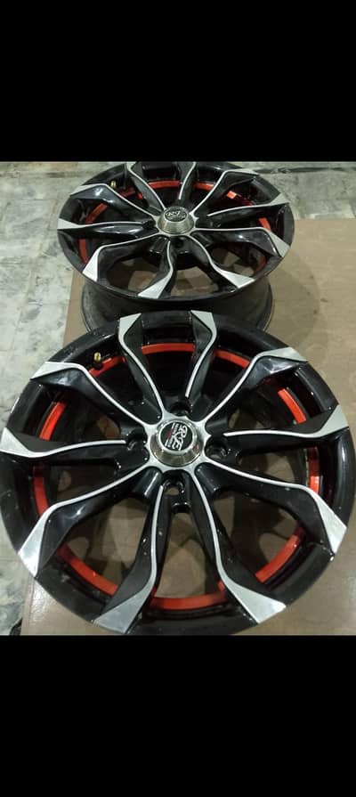 4 nut 15 size alloyrim complete like brand new condition