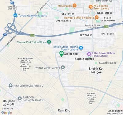 Bahria Town - Abu Bakar Block Residential Plot Sized 10 Marla For sale