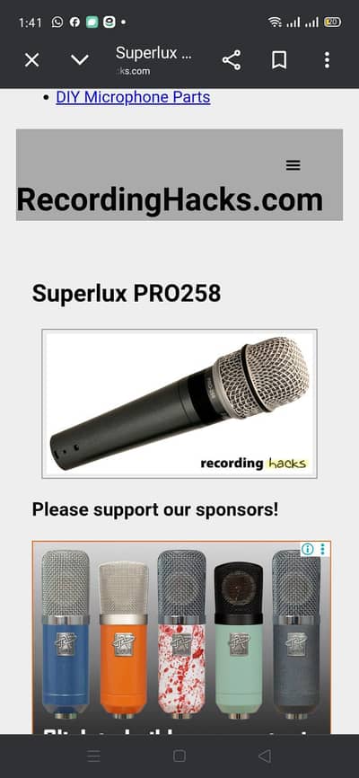 superlux pro 258