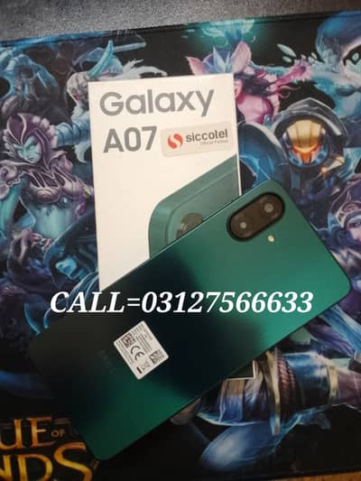 SAMSUNG GALAXY A07 4GB/64GB 12 MONTHS WARRANTY BOX CALL-0340-8981418
