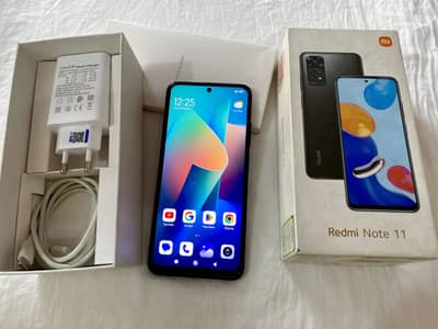 6GB+128GB Redme Note 11  With Compelete Box