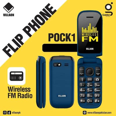 Villaon POCK1 Flip mobile phone Dual SIM Support cash on delivery