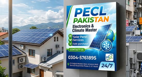 PECL Pakistan - Solar Panel Services & Electronics Sale/Purchase