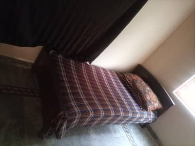 Single bed with mattress