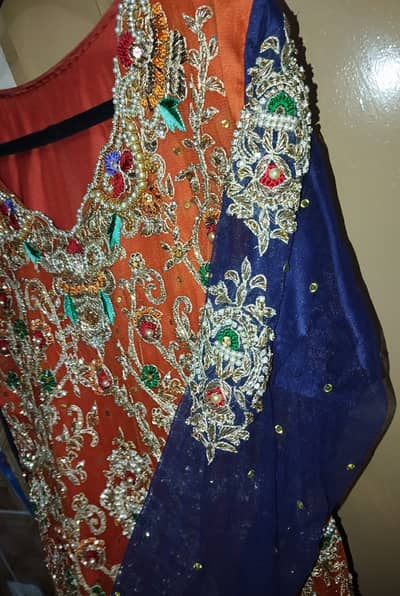 2pc embroidered fancy shirt with dupatta